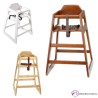 Trona de bebe de madera para restaurantes- 66