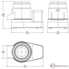 Peladora de patatas industrial 200Kg/h - 80-PP-12