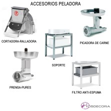 Peladora de Patatas 150 kg/ h - 6 Kg- 400 W- 80-PP-6