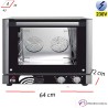 Horno Panadería 4 Parrillas 48x34 - 3100 W- RX-424