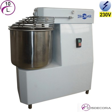 Amasadora de gancho espiral 10L - 8 Kg masa