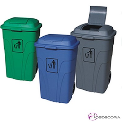 Contenedor de desperdicios y reciclaje