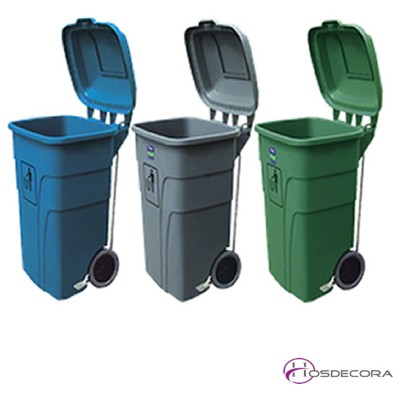 Contenedor de desperdicios y reciclaje