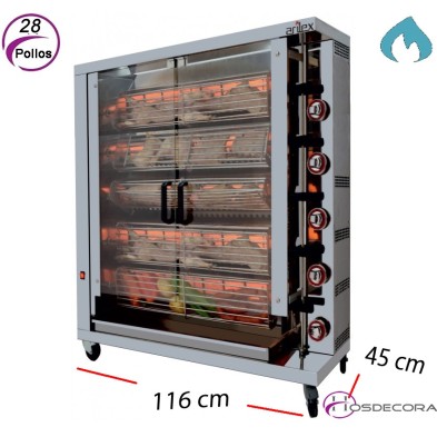 Vitrina tapas-Sushi  6 Bandejas 1/3 Largo 140 cm- BSMS-6