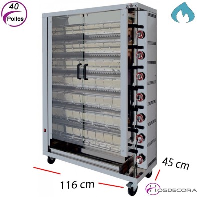 Vitrina fria Cristal Recto- platos Largo 114.6 cm- CUB 4P