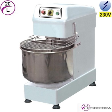 Amasadora espiral para MAsa Dura 20 L- 0.75 Kw - SP20H