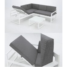 Conjunto de terraza Berlanga reclinable