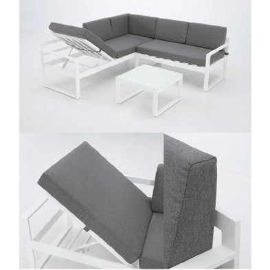 Conjunto de terraza Berlanga reclinable