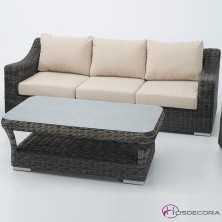 Conjunto de terraza Ancin de rattan