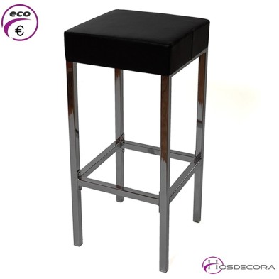 Taburete de bar ISAR acero cromado
