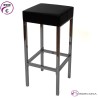 Taburete de bar ISAR acero cromado