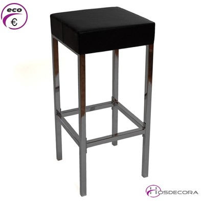 Taburete de bar ISAR acero cromado