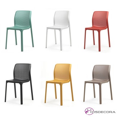 Silla apilable CIRAT de polipropileno