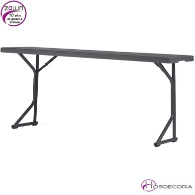 Mesa plegable capacidad 3/per. 183 x 46 cm - M183
