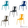 Silla de terraza de alumino de colores