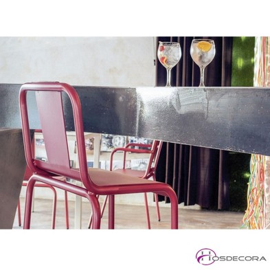 Taburete alto de aluminio COLES