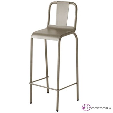 Taburete alto de aluminio COLES