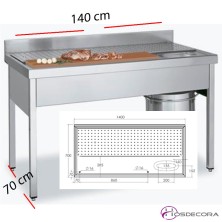 Mesa corte Carnes FBC07014