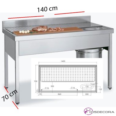Mesa corte Carnes FBC07014