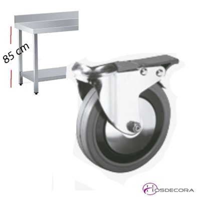 Ruedas para Mesa Baja de Coccion