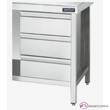 Modulo con 3 cajones para mesas de trabajo