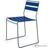 Silla con patin azul Urduliz