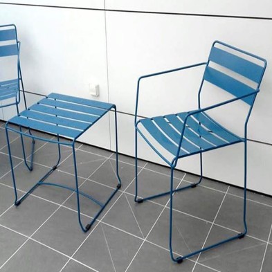 Silla lachar para terraza de aluminio