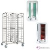 Carro bandejero inox 24 guías - 106,8 x 72.5 cm
