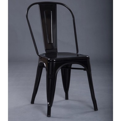 Silla tolix economica Negra CANTALEJO