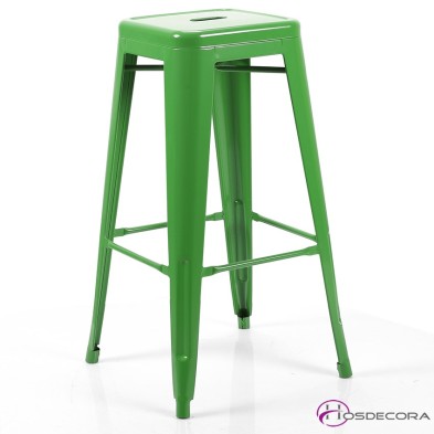 Taburete alto de acero Brillante Retro- AINSA