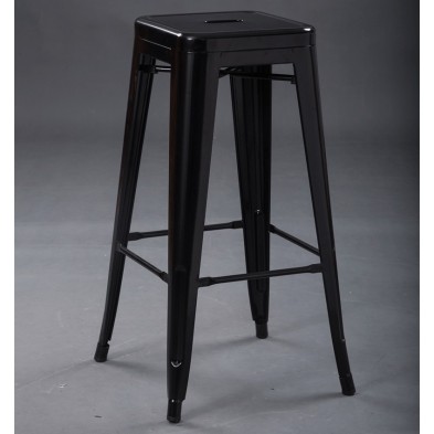 Taburete alto de acero Brillante Retro- AINSA