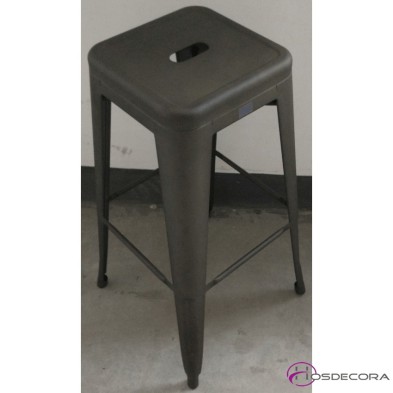 Taburete alto de acero Brillante Retro- AINSA