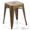 Taburete bajo de acero Brillante Retro- ORDESA