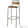 Taburete alto MANCILES asiento de madera