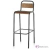 Taburete alto MANCILES asiento de madera