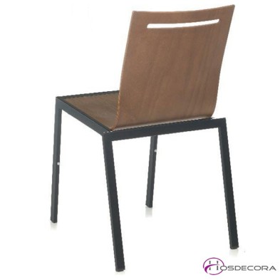 Silla HERRERA apilable de madera