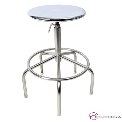 Taburete Inox Regulable Nuevo