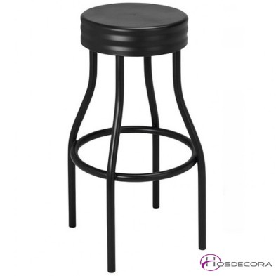 Taburete alto de bar tubo acerado - BARREGAS