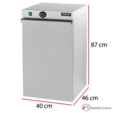Armario simple calienta-platos 60 unidades
