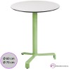 Mesa Vita plegable con tablero redondo Compact Basic