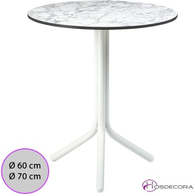 Mesa Costur redonda con tablero Compact
