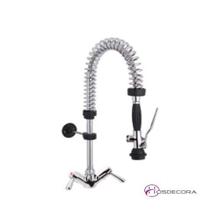 Grifo de ducha dos aguas bajo con manetas 1/4 giro