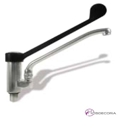 Grifo sobremesa con caño giratorio y mando gerontológico gau-mg