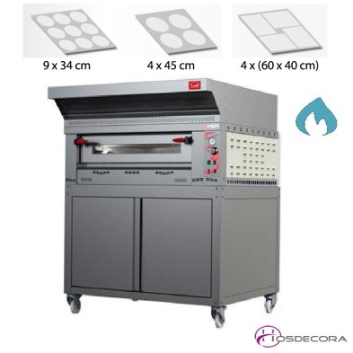 Horno de Pizzas a gas 1 cámara 29 Kw - FLAME 9