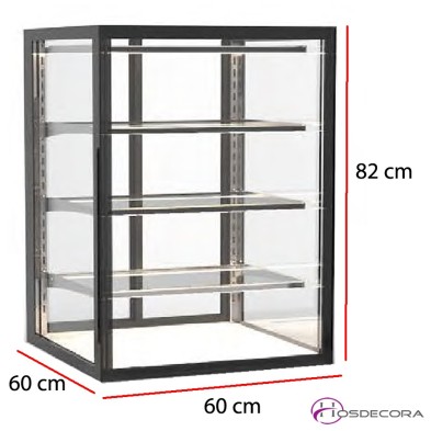 Vitrina expositora Acceso trasero o frontal 3 estantes