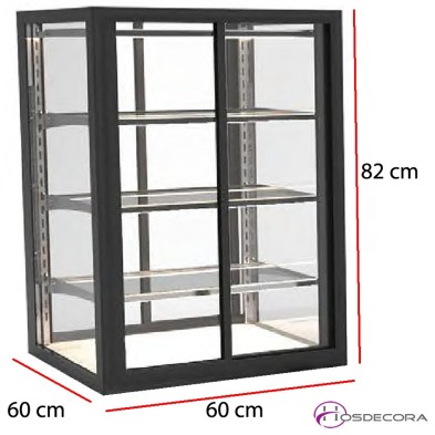 Vitrina expositora Acceso trasero o frontal 3 estantes