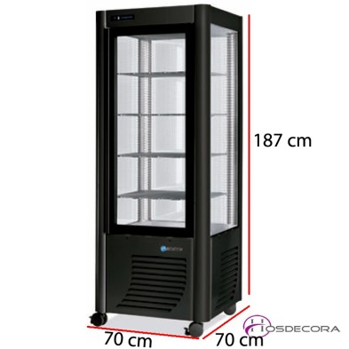 Armario expositor de congelación pastelería F-400-BT 400 Litros