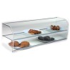 Vitrina Neutra cristal DOBLE Plata1000x270x310