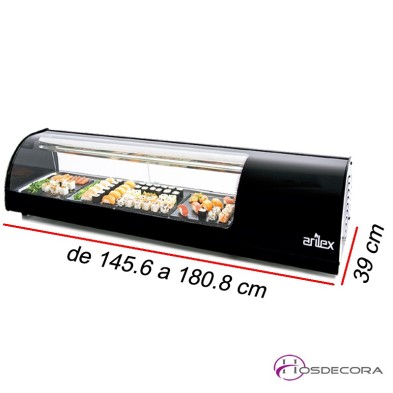 Vitrina refrigerada de SUSHI 6 - 8 bandejas