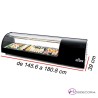 Vitrina refrigerada de SUSHI 6 - 8 bandejas